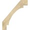Ekena Millwork 4"W x 34"D x 40"H Merced Rough Sawn Knee Brace, Douglas Fir BRC04X34X40MRC00RDF - alternate 2